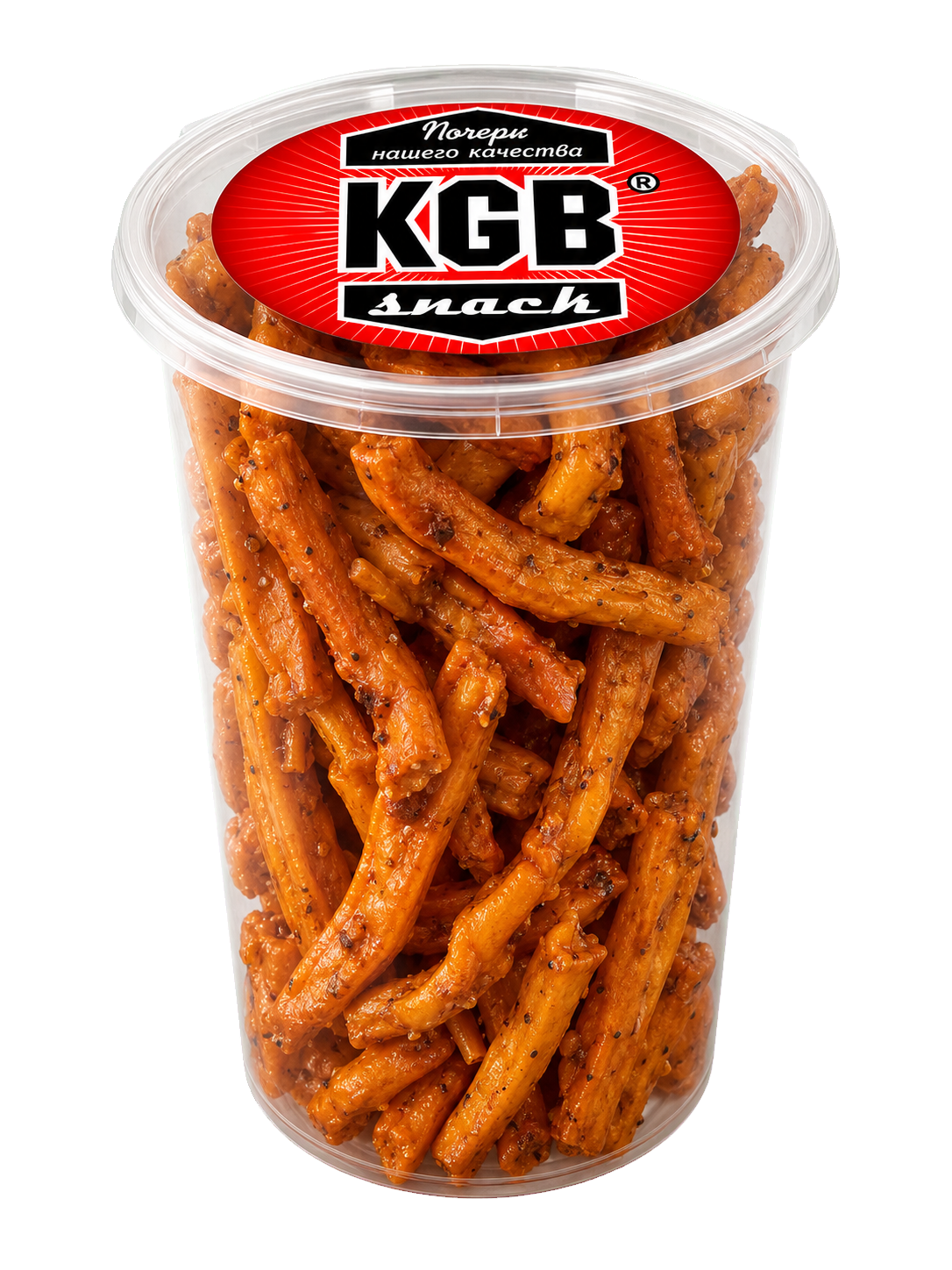 Порционный стакан 50 г жареного сыра KGB Snack